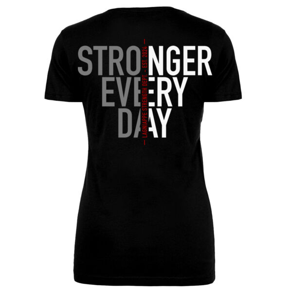 STRONGER EVERY DAY - WOMEN'S FITTED T-SHIRT - $B7M2XR$ Thumbnail